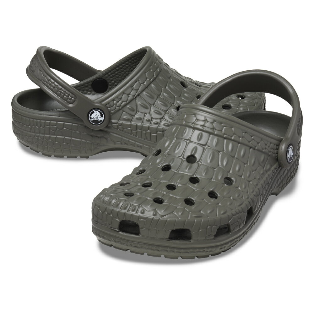 クロックス クラシッククロッスキンクロッグ crocs CLASSIC CROCSKIN CLOG ダスティオリーブ(DUSTY OLIVE)