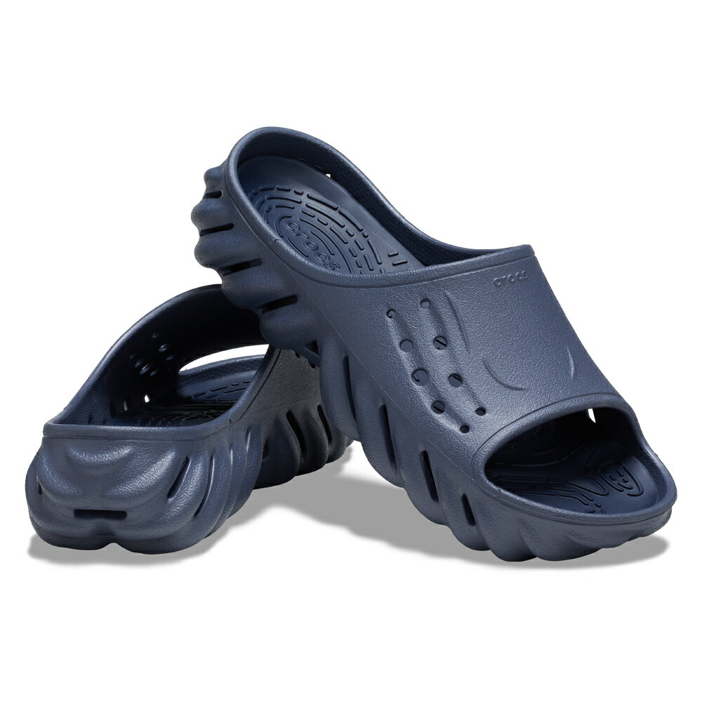 【2024 決算セール】【FINAL SALE】クロックス エコー スライド CROCS ECHO SLIDE ネイビー(Storm)