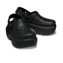 クロックス ストンプ クロッグ crocs STOMP CLOG 209347-001 BLACK(4)