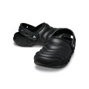 クロックス クラシック ラインド オーバーパフ クロッグ crocs CLASSICLINEDOVERPUFFCLOG 210059-001