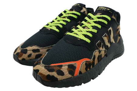 【UPTOWNDeluxeEXCLUSIVE】adidasNITEJOGGERUPTOWNアディダスナイトジョガーアップタウンCOREBLACK/COREBLACK/SOLARYELLOW/LEOPARD