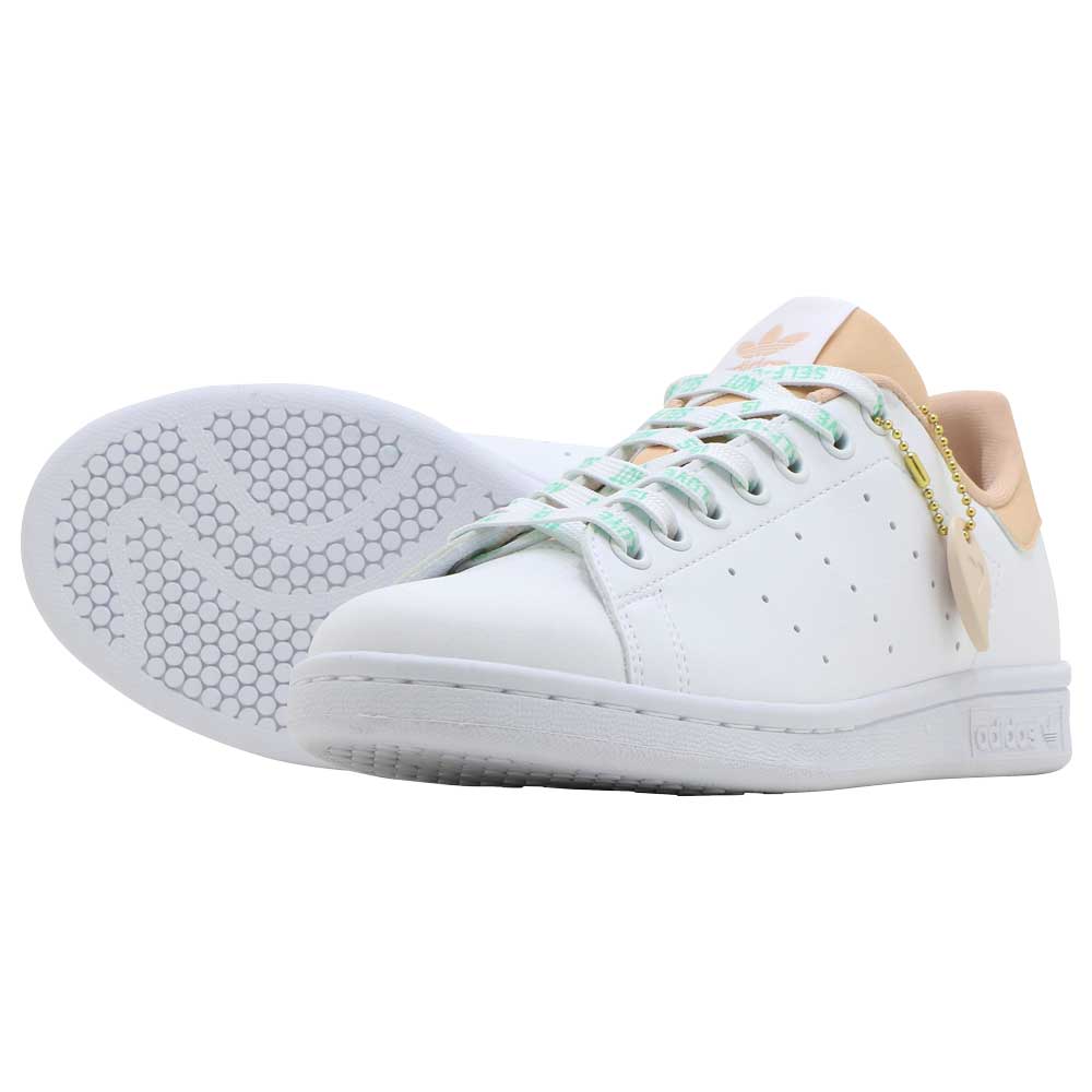 アディダス スタンスミス W adidas STAN SMITH W FTW WHITE/HALO BLUSH/ACID RED 【レディース スニーカー】