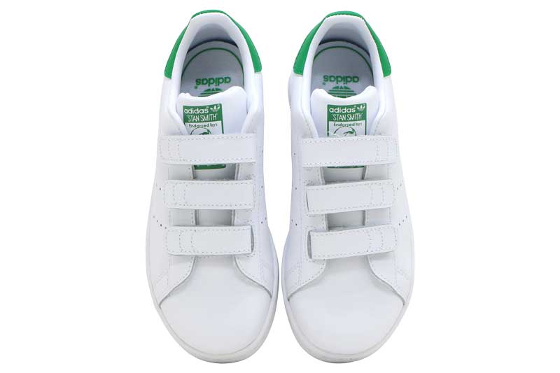 アディダス スタンスミス CF C adidas STAN SMITH CF C R WHITE/R WHITE/GREEN 【キッズ スニーカー】