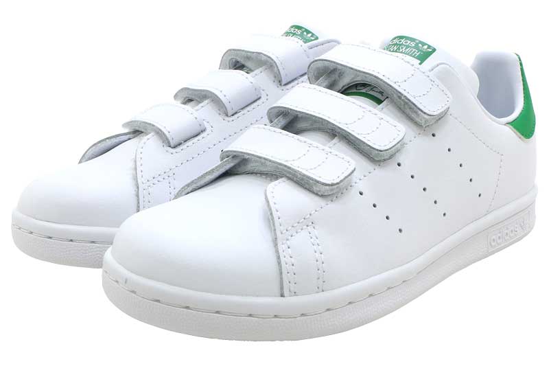 アディダス スタンスミス CF C adidas STAN SMITH CF C R WHITE/R WHITE/GREEN 【キッズ スニーカー】