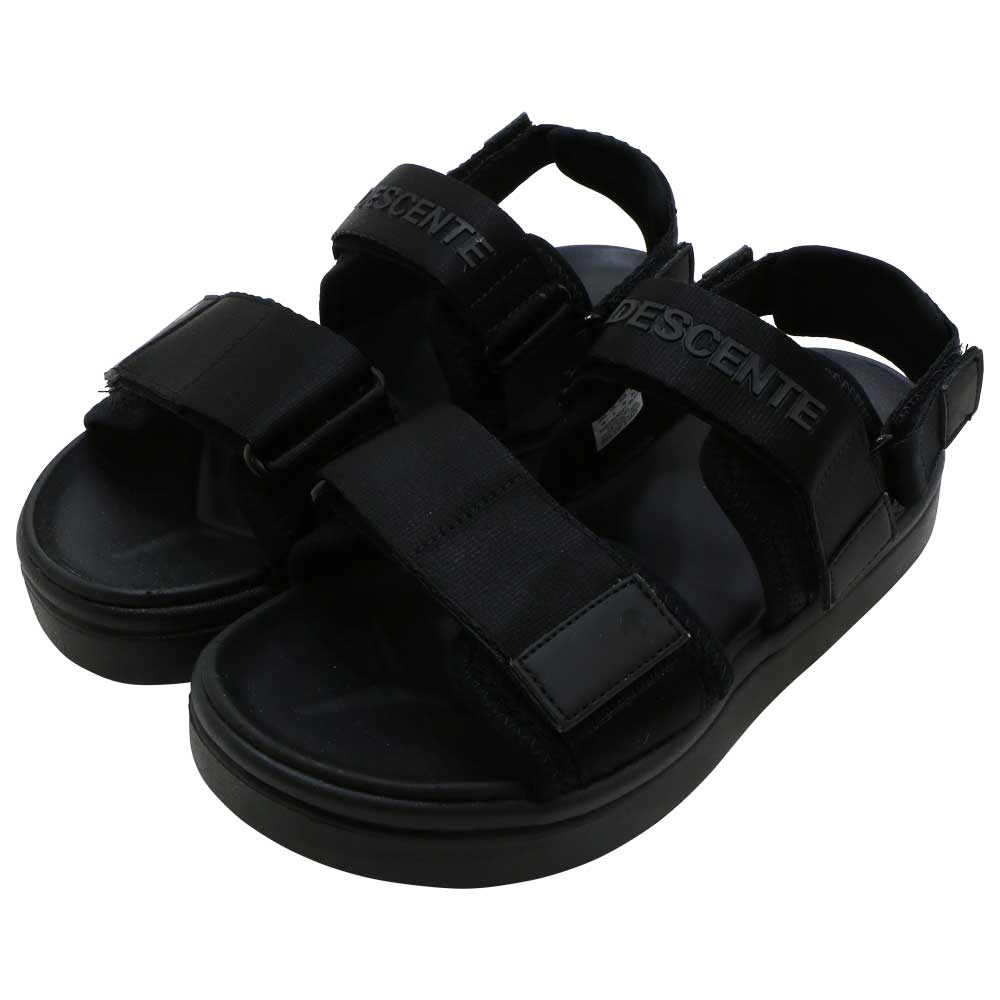 【ファイナル セール】【FINAL SALE】デサント デイ ピン サンダル DESCENTE DAY PIN ブラック 【メンズ レディース サンダル】
