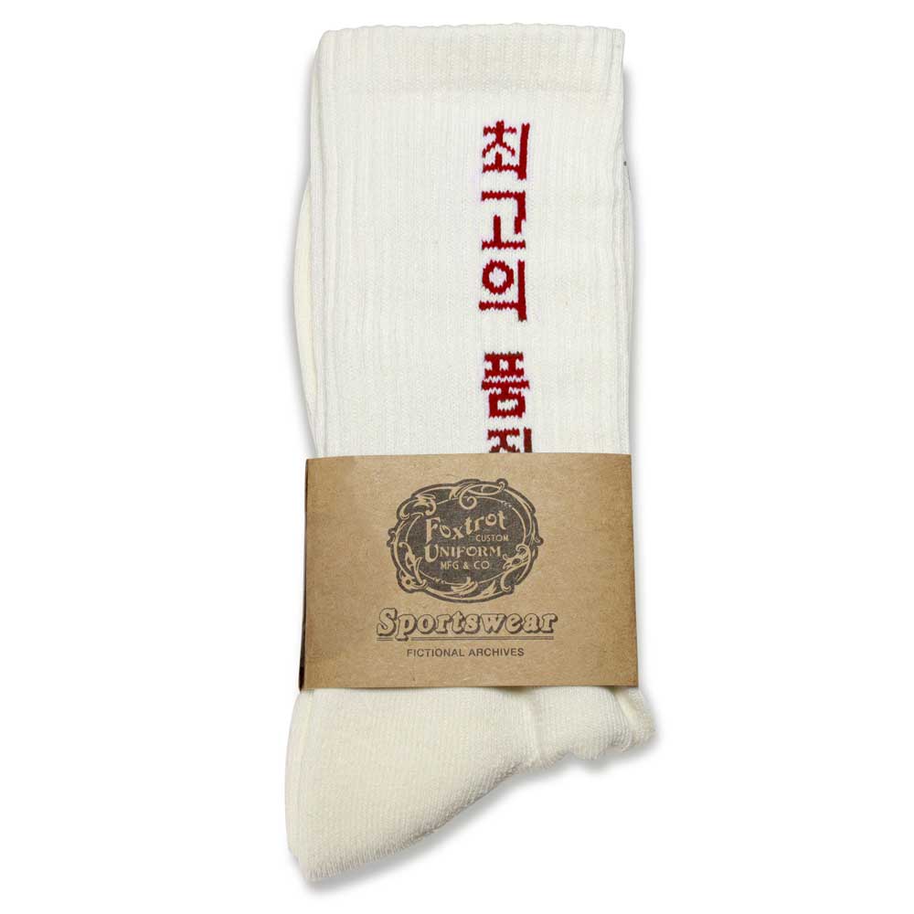 フォックストロット ユニフォーム オブ ザ ハイエスト クオリティー ソックス Foxtrot Uniform OF THE HIGHEST QUALITY SOCKS CREAM/CHICAGO SOCK-OTHQ-CRMCHI