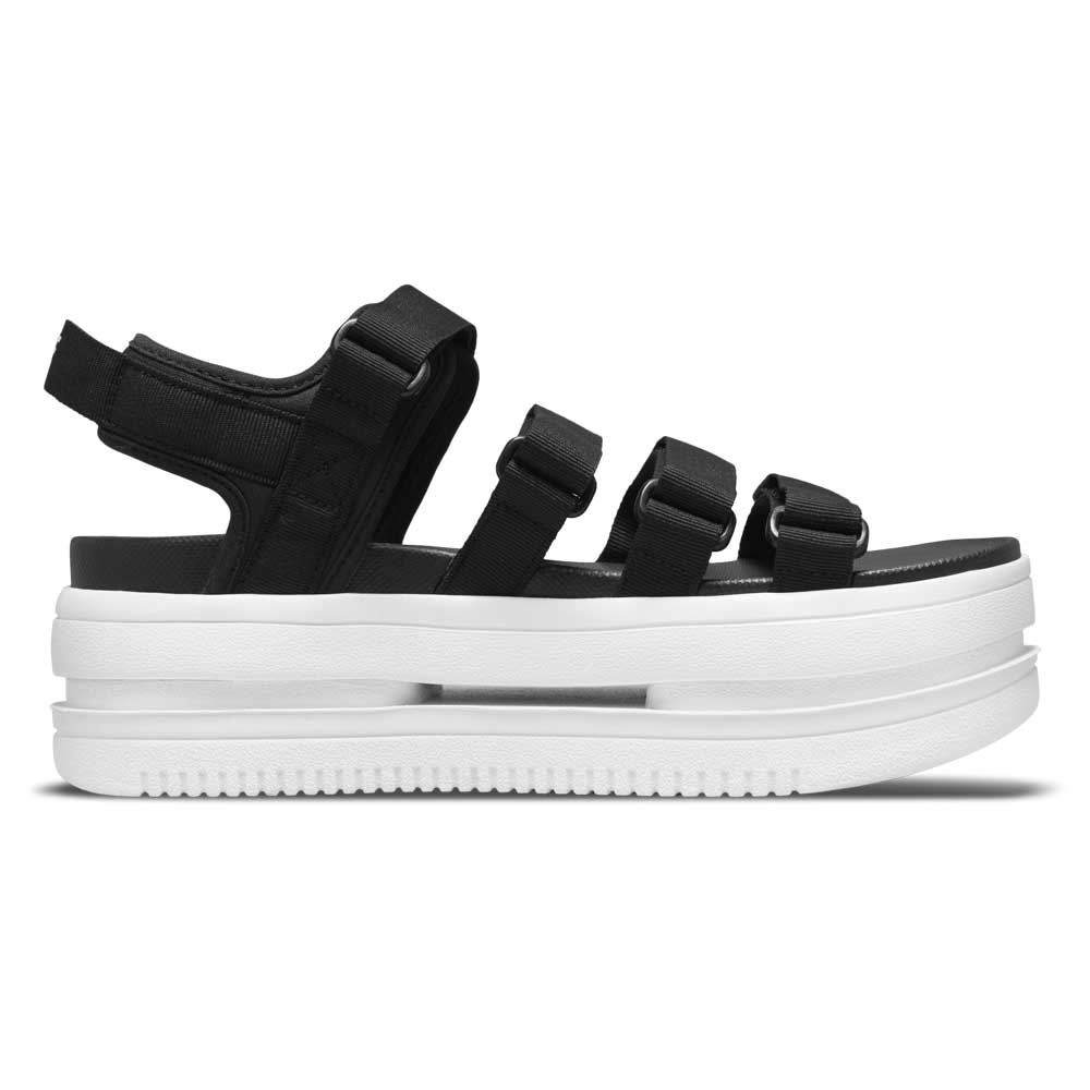 ナイキ ウィメンズ アイコン クラシック サンダル NIKE W ICON CLASSIC SANDAL DH0223-001 BLACK/WHITE-WHITE レディース