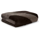 iCL EBY NSW uPbg tFCNt@[ XEHbV W NSW BLANKET FAUX FUR SWSH DO3793-220 VELVET BROWN/CAVE STONE/CAVE STONE