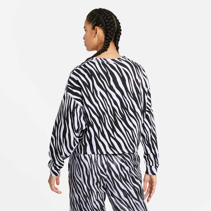 ナイキ ウィメンズ NSW アイコン クラッシュ AOP フリース ロングスリーブ クルー NIKE WMNS NSW ICON CLASH AOP FLEECE L/S CREW PURPLECHALK/WHITE 【レディース】