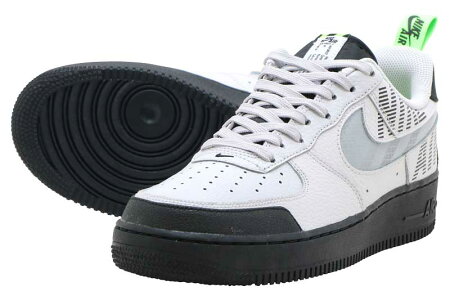 NIKEAIRFORCE1'07LV82ナイキエアフォース1'07LV82VASTGREY/GUNSMOKE-BLACK-ELECTRICGREEN【メンズレディーススニーカー】