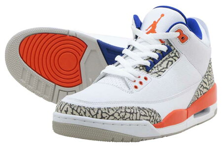 NIKEAIRJORDAN3RETROナイキエアジョーダン3レトロWHITE/OLDROYAL-UNIVERSITYORANGE