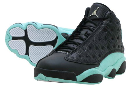 NIKEAIRJORDAN13RETROナイキエアジョーダン13レトロBLACK/METALICSILVER-ISLANDGREEN
