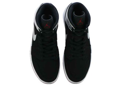 NIKEAIRJORDAN1MIDナイキエアジョーダン1ミッドBLACK/GYMRED-METALICSILVER
