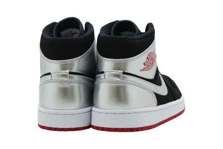 NIKEAIRJORDAN1MIDナイキエアジョーダン1ミッドBLACK/GYMRED-METALICSILVER