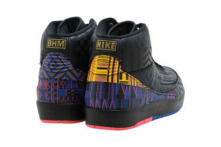【送料無料対象外商品】NIKEAIRJORDAN2RETROBHMナイキエアジョーダン2ブラックヒストリーマンスBLACK/METALICGOLD