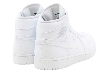 【メーカーお取り寄せ商品】NIKEAIRJORDAN1MIDナイキエアージョーダン1ミッドWHITE/PUREPLATINUM-WHITE