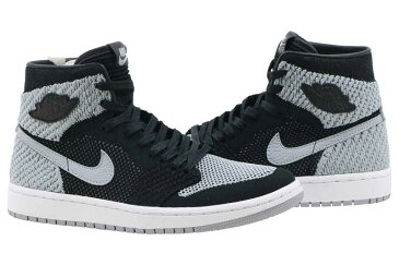 【FINAL SALE】【ファイナルセール】NIKE AIR JORDAN 1 RETRO HIGH FLYKNIT BGナイキ エアー ジョーダン 1 フライニット BGBLACK/WOLF GREY- WHITE【レディース スニーカー】