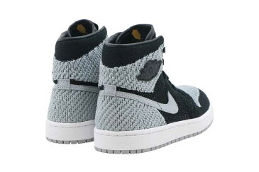 【FINAL SALE】【ファイナルセール】NIKE AIR JORDAN 1 RETRO HIGH FLYKNIT BGナイキ エアー ジョーダン 1 フライニット BGBLACK/WOLF GREY- WHITE【レディース スニーカー】