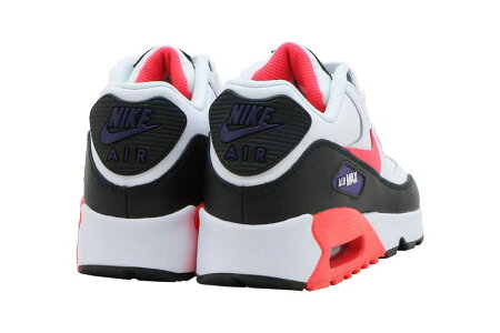 NIKEAIRMAX90LTR(GS)ナイキエアマックス90レザーGSWHITE/BRIGHTCRIMSON-BLACK【メンズレディーススニーカー】