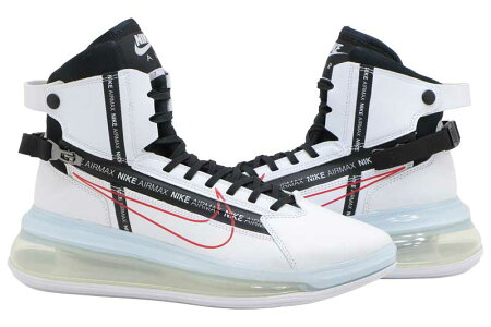 NIKEAIRMAX720SATRNナイキエアマックス720サターンWHITE/BLACK-UNIVERSITYRED