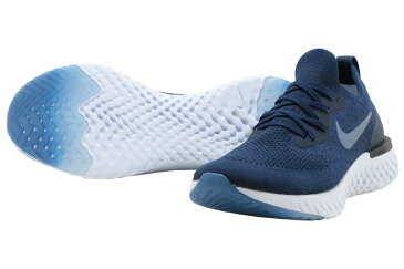 【メーカーお取り寄せ商品】NIKE EPIC REACT FLYKNITナイキ エピック リアクト フライニットCOLLEGE NAVY/DIFFUSED BLUE
