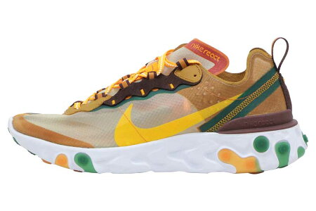 NIKEREACTELEMENT87ナイキリアクトエレメント87PALEIVORY/ORANGEPEEL【メンズレディーススニーカー】