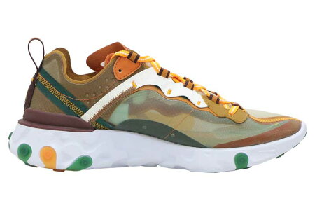 NIKEREACTELEMENT87ナイキリアクトエレメント87PALEIVORY/ORANGEPEEL【メンズレディーススニーカー】