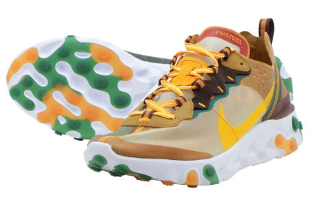 NIKEREACTELEMENT87ナイキリアクトエレメント87PALEIVORY/ORANGEPEEL【メンズレディーススニーカー】