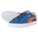 y2023 SALEzyFINAL SALEzv[} XEF[h `[X 2PUMA SUEDE TEAMS II Y Xj[J[ [Jbg BLAZING BLUE/VIBRANT ORANGE u[ IW 386595-01