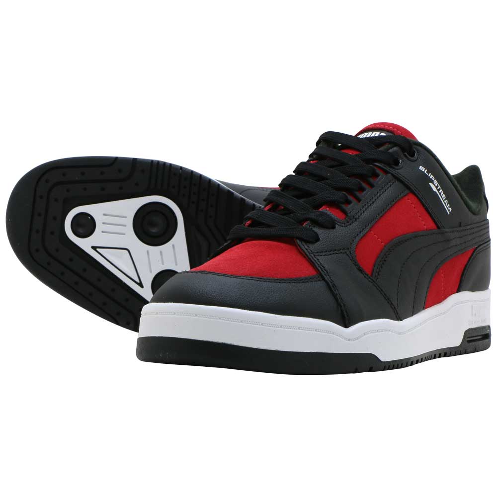 プーマ スリップストリーム ロー レトロ チームス PUMA SLIPSTREAM LO RETRO TEAMS 387207-01 HIGH RISK RED-PUMA BLACK