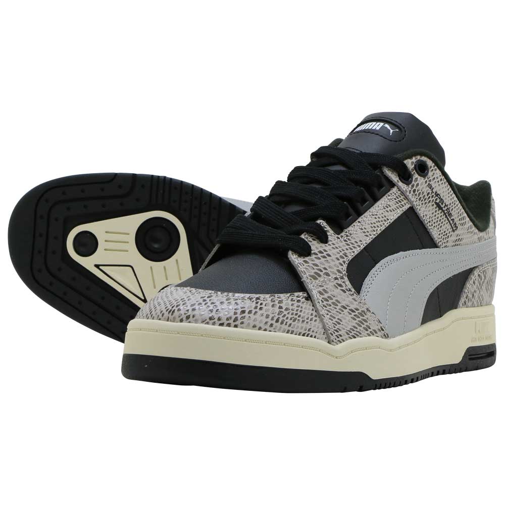 プーマ スリップストリーム ロー レトロ スネーク PUMA SLIPSTREAM LO RETRO SNAKE 387208-01 PUMA BLACK/METALLIC SILVER