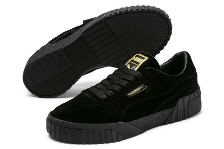 【先行予約商品】【12月21日発売】PUMACALIVELVETWNSプーマカリベルベットウィメンズPUMABLACK【レディーススニーカー】