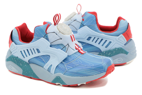 【FINAL SALE】【ファイナルセール】PUMA DISC BLAZE by Limited Editionプーマ ディスク ブレイズ バイ リミテッド エディションCyan Blue/Red