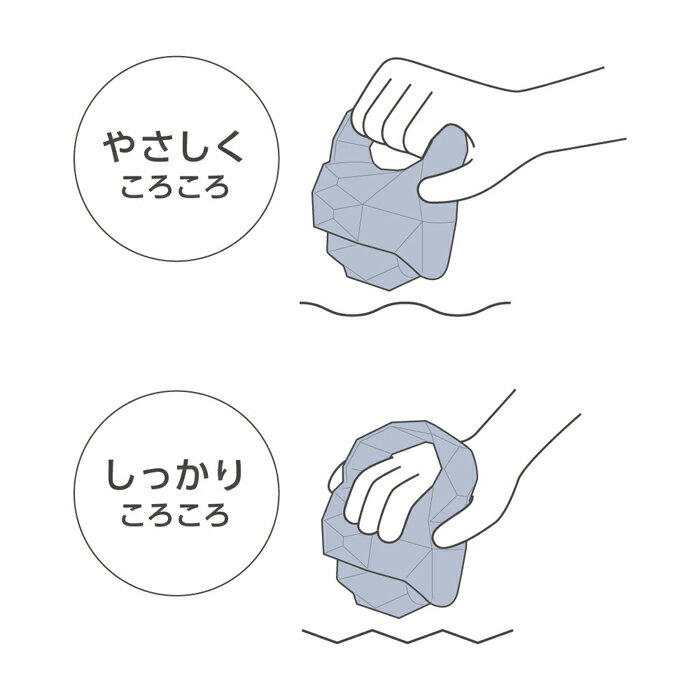 アップタウンのキカケア　マルチローラー 101035 リッチェル マッサージローラー コンパクト 足 腕 太もも ふくらはぎ マッサージ 疲れ リフレッシュ むくみ 解消 血行 コリ ほぐす コンパクト マッサージ 器 ツボ押し ローラー 健康器具｜アングル2