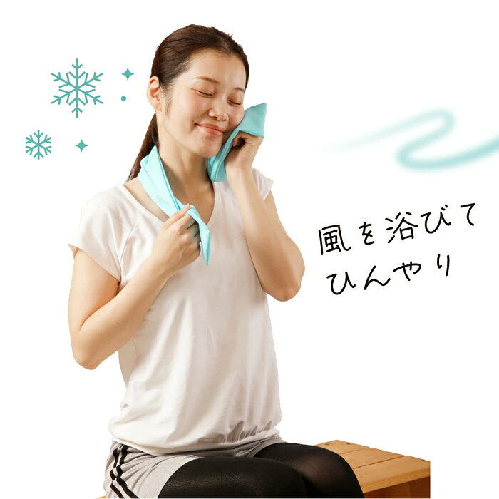 振ってひんやり保冷剤ポケット付きタオル（1枚）Waterjelly アルファックス（冷感...
