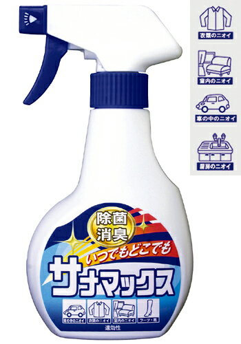 サナマックス（300mL）37-0551 送料無料 アンゲネーム 除菌 消臭 スプレー 年末大掃除 掃除グッズ 1