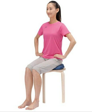 座ったままで簡単 骨盤エクササイズ！骨盤まわりの筋肉を「ほぐして」「鍛える」 プシュットクッション（C3JET90214）骨盤 ゆがみ 矯正 骨盤矯正 グッズ 健康グッズ（ミズノ） 2