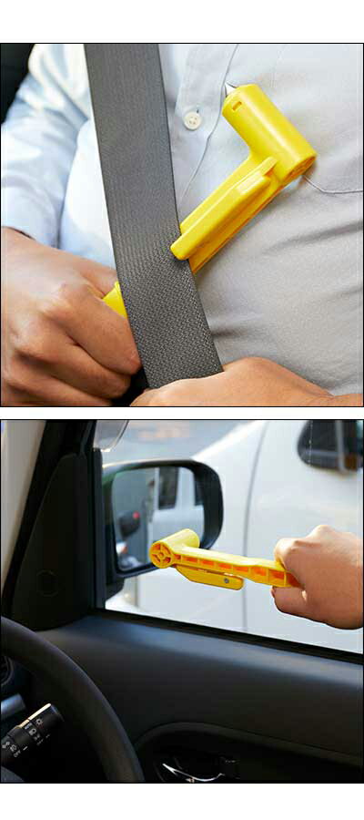 車脱出用ハンマー（KDH-001）旭電機化成 車 脱出用ハンマー JIS取得 シートベルトカッター 車 緊急 脱出 脱出用 ハンマー 緊急脱出用ハンマー 安全ハンマー 閉じ込め ガラス 割る 災害 自動車 備え付け 便利グッズ