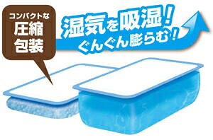 湿気とり 部屋【ドライ＆ドライUP　黒のNECO（くろねこ）】1000mL×2コ入×12点セット【まとめ買い ケース販売】白元アース 大容量 湿気取り 玄関 湿気対策 布団 靴 押入れ 下駄箱 流しの下 クローゼット コンパクト 使い捨て 貯水タイプ 除湿剤 消臭 除湿 カビ対策