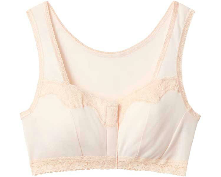 快適工房　婦人 前あきラクブラ KQ8955 グンゼ ブラジャー 前あき 綿100％ フロント ブラ クリップボタン ボタン 綿100 前あきブラ レース 下着 ノンワイヤー 敬老の日 ギフト