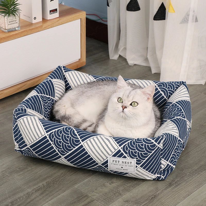 Rakuten - クッション ペット寝床 犬クッション 冬 猫クッション ふわふわ暖か 犬 ペットソファ ペットベッド 小型犬 ふわふわクッション PP綿 コタツ ペット ハウス ペットクッション 床暖対応滑りにくい裏生地 中型犬 高反発 エアコン部屋用 犬ベッド 猫ベッド 大型犬 猫
