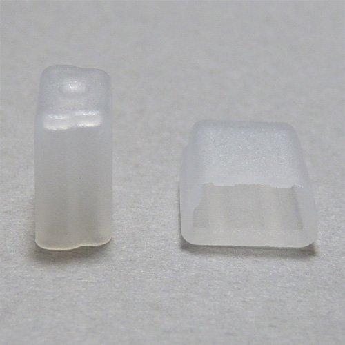 テクノベインズ USB Mini-Bケーブル先端用キャップ(半透明) 6個/パック USBMBTCK-W0-6