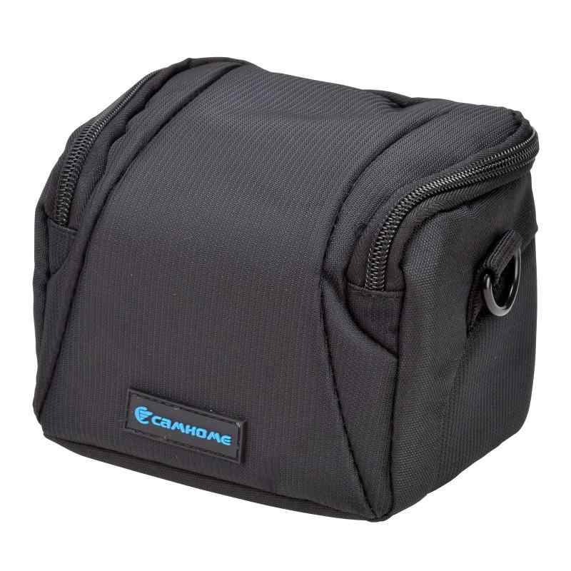 エツミ カメラバッグ カメラケース 小型バッグ CAMHOME カムホーム バッグインバッグ ショルダーベルト ・ 中仕切り 付属ブラック VE10103006バッグインバッグにも便利なシンプル小型バッグ内寸（約）：H9.5×W13.5×D8.5 cm / 外寸（約）：H12×W15×D11 cm重量（約）：153g（ショルダーベルト含む）ショルダーベルト（長さ調整 約65cm～128cm）中仕切り1枚付属