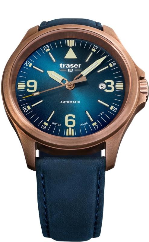 TRASER 腕時計 P67 Officer Pro Automatic Bronze Blue 108074