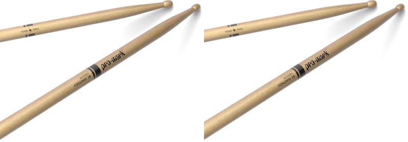 アップアップストアのPROMARK プロマーク ドラムスティック ヒッコリー WoodTip 2B TX2BW (406 x 16mm)｜アングル2