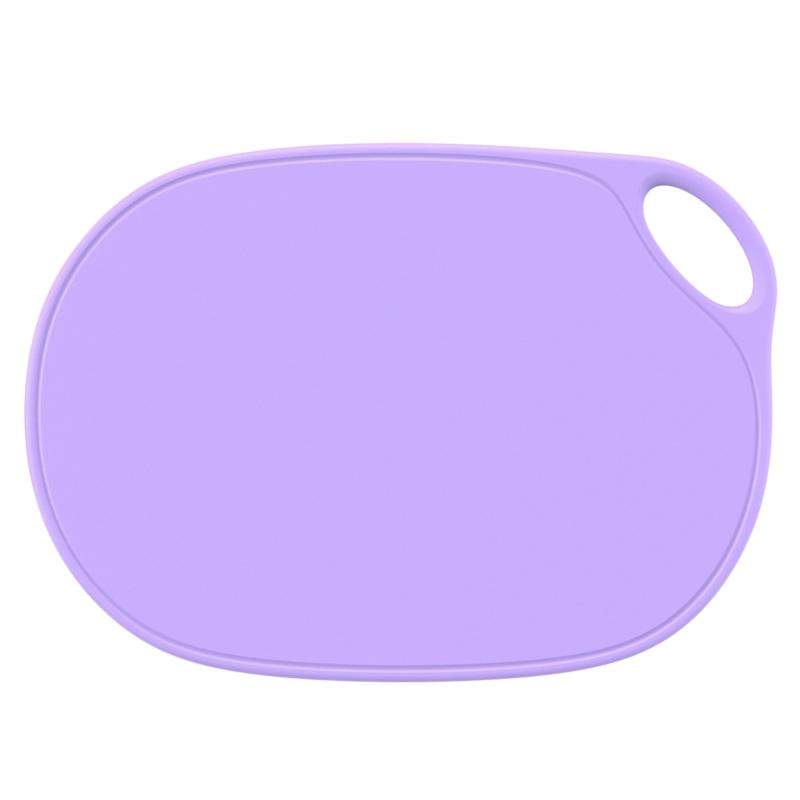 Li&amp;Zhao Cutting Board for Kitchen, Easy Grip Handle, Non-slip Surface Eco-friendly Serveware Accessories, Plastic Cutting B
