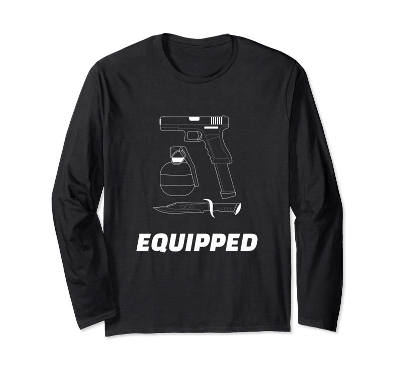 ワイシャツ搭載 FPSビデオゲームルート 長袖Tシャツ