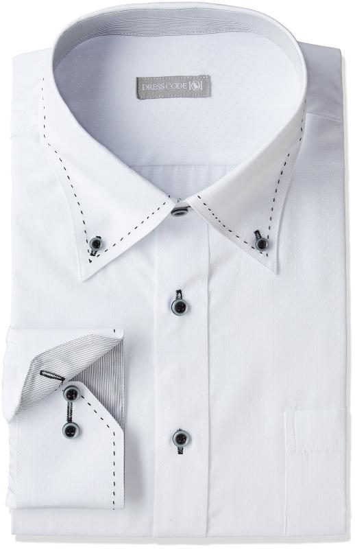  ワイシャツ ビッグサイズにもデザインシャツを。ゆったり 大きいサイズ Yシャツ 長袖 LL 3L 4L 5L BIGSHIRT メンズ 首回り43×裄丈86 (日本サイズLL相当)