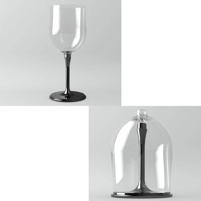 Outdoor Wine Glass ポリカーボネート製 脱着式ワイングラス キャリーケース付き (ブラック) BOSO upup-store-10047202 アップアップストア パッケージ画像