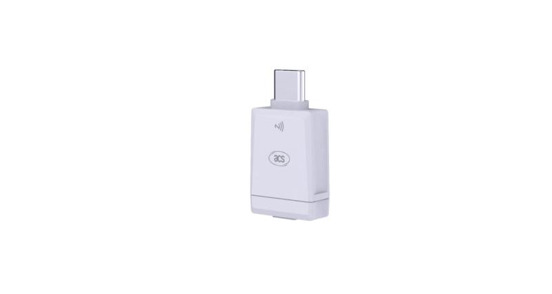 Advanced Card Systems PocketKey+ USB-C &amp; NFC対応 FIDO2セキュリティキー, FIDO U2F/CTAP2.1準拠, ホワイト
